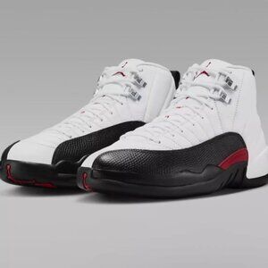 Nike Air Jordan 12 Retro Flip Red Taxi Sneakers